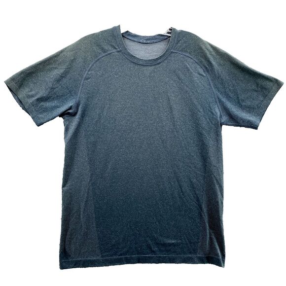 Lululemon Performance Shirt Men Medium Stretch Your Head Athleisure Training Run - Picture 1 of 9
